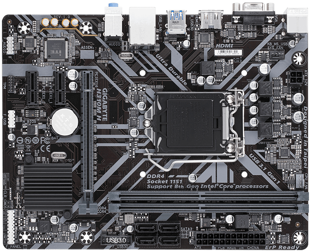 GIGABYTE H310M H 2.0 (rev. 1.0) – image 5