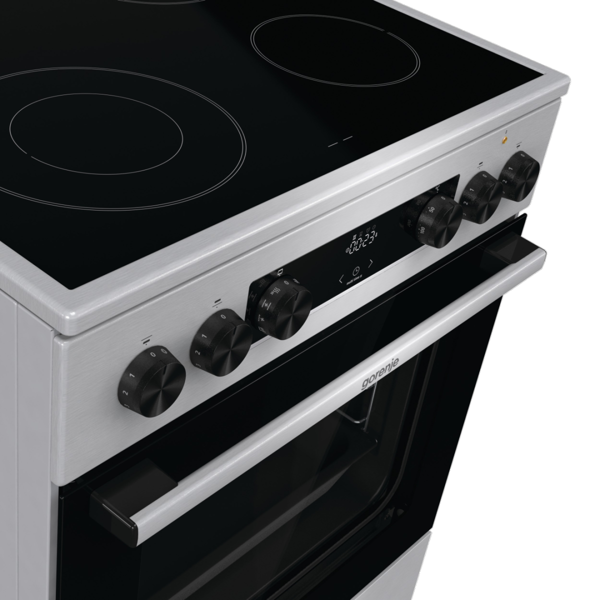 Gorenje GECS6C70XC cooker Freestanding cooker Electric Coil hob Stainless steel – image 5