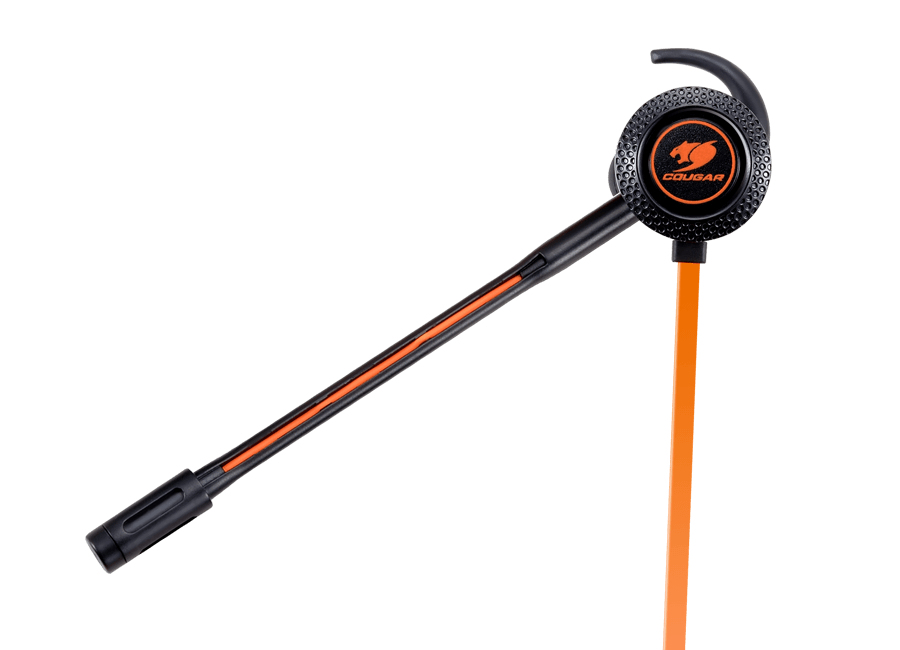 COUGAR megara Headset Wired Ear-hook, In-ear Gaming Black, Orange – image 2