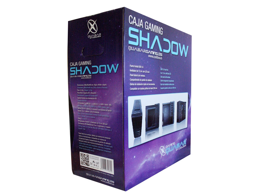 CoolBox Shadow Midi Tower Black – image 6