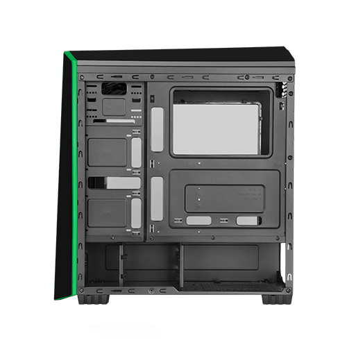 itek ORIGIN Midi Tower Black, Green image 3