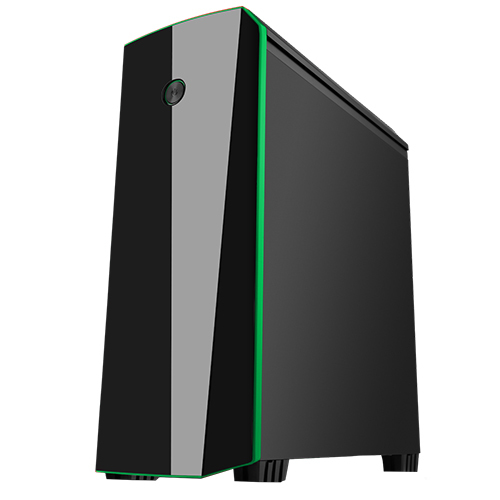 itek ORIGIN Midi Tower Black, Green image 7