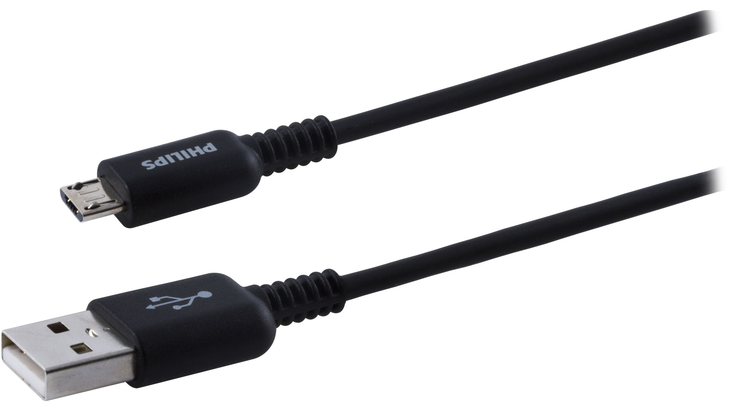 Resim Philips DLC4106U/37 USB A - Micro-USB A Kablo, 1.8m, Siyah
