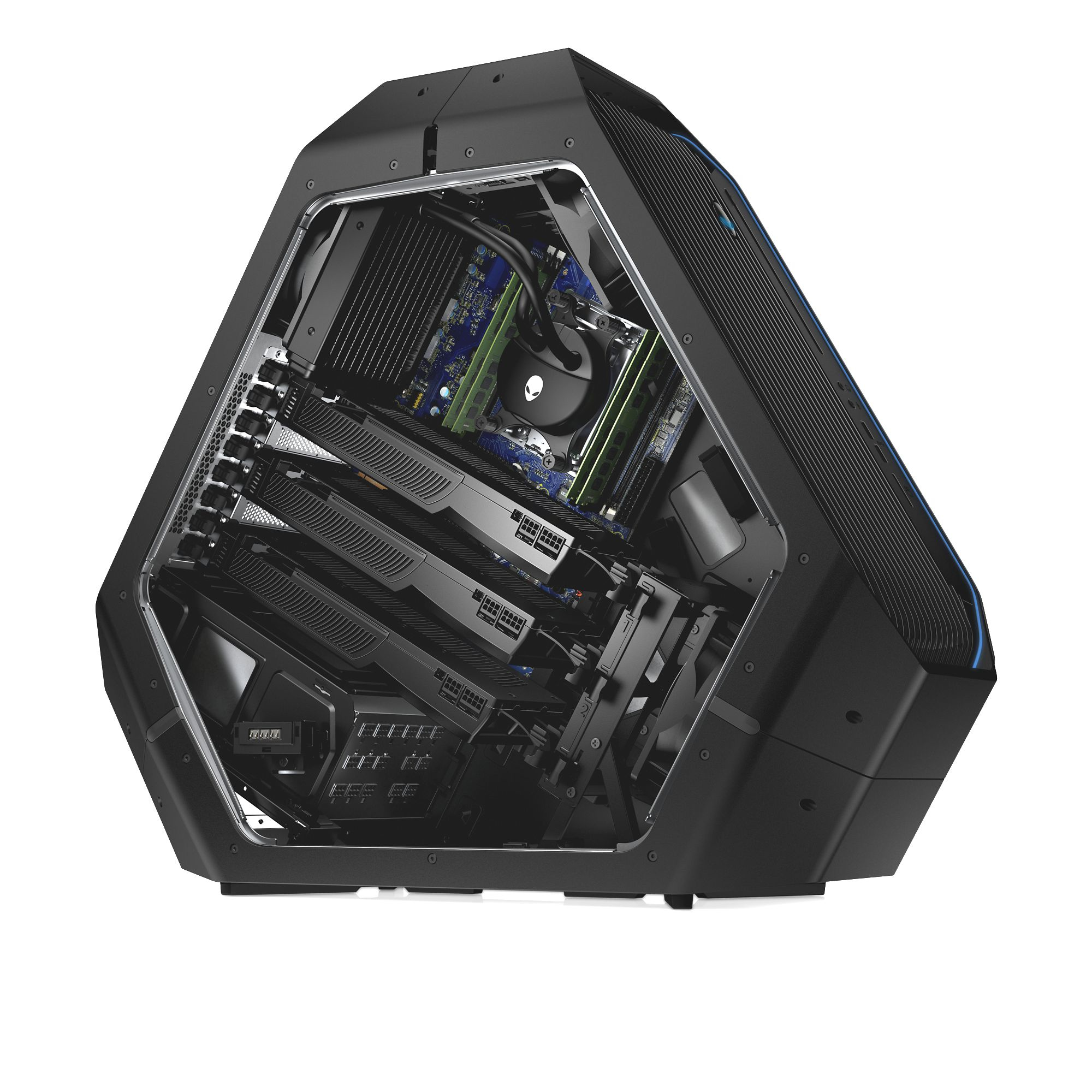 Alienware Area-51 R4 Intel® Core™ i7 X-series i7-7820X 16 GB DDR4-SDRAM 2.25 TB HDD+SSD NVIDIA® GeForce® GTX 1080 Windows 10 Home Tower PC Black, Grey, Silver image 4