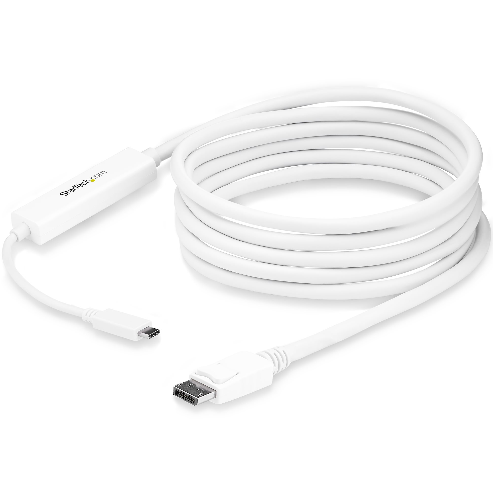 Resim StarTech.com 3m USB-C - DisplayPort 1.2 Kablosu (CDP2DPMM3MW) - 4K 60Hz