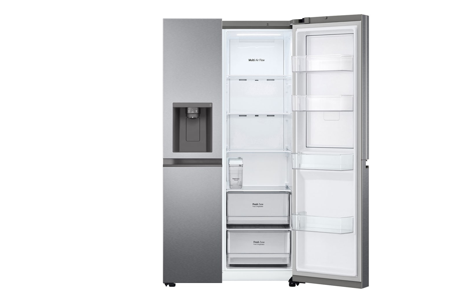 LG GSJV51DSXE side-by-side refrigerator Freestanding – image 3