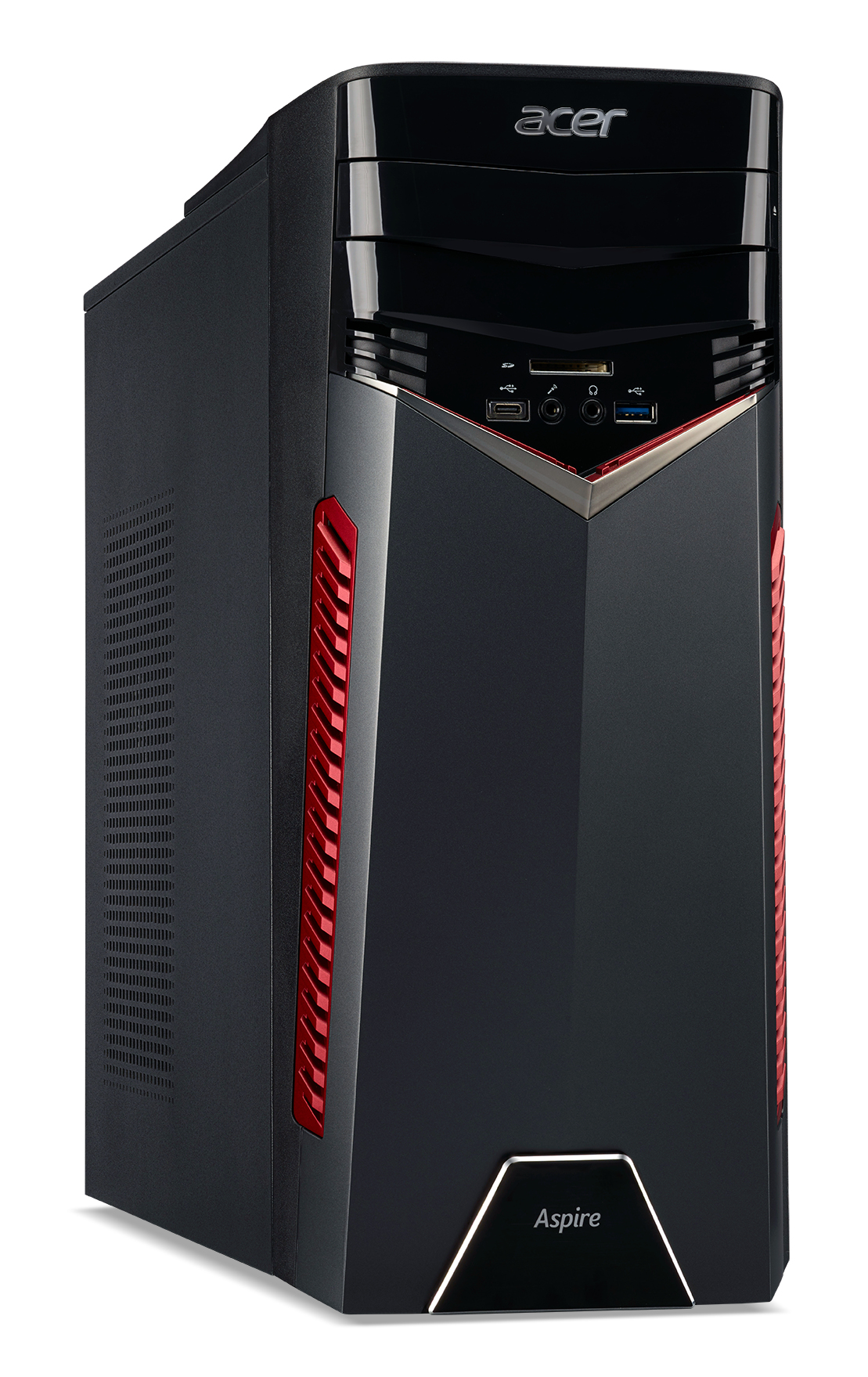 Acer Aspire GX-281 A710504 NL1 AMD Ryzen™ 7 1700 12 GB DDR4-SDRAM 2.25 TB HDD+SSD NVIDIA® GeForce® GTX 1050 Ti Windows 10 Home Tower PC Silver image 3