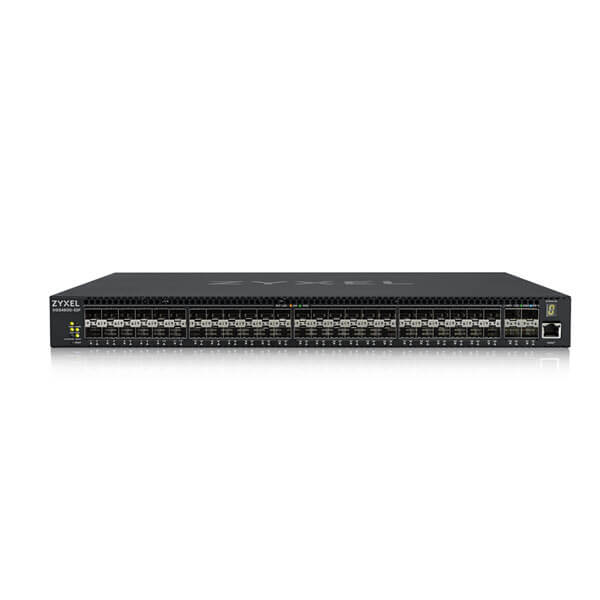Zyxel XGS4600-52F - Switch - L3 - Managed - 48 x Gigabit SFP + 4 x 10 Gigabit SFP+ - rack-mountable