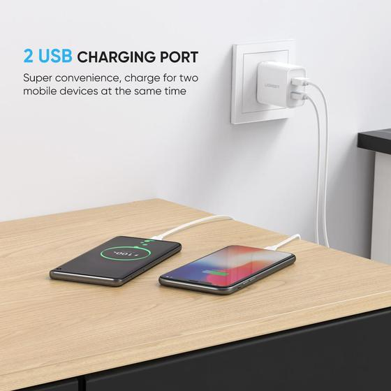 Ugreen 60494 mobile device charger Mobile phone, Other White AC Indoor – image 2