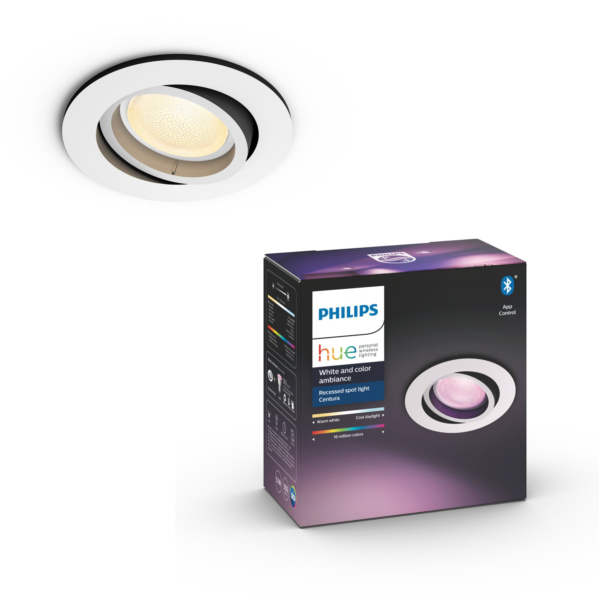 Philips by Signify Philips Hue White and colour ambience Centura recessed spotlight – image 9
