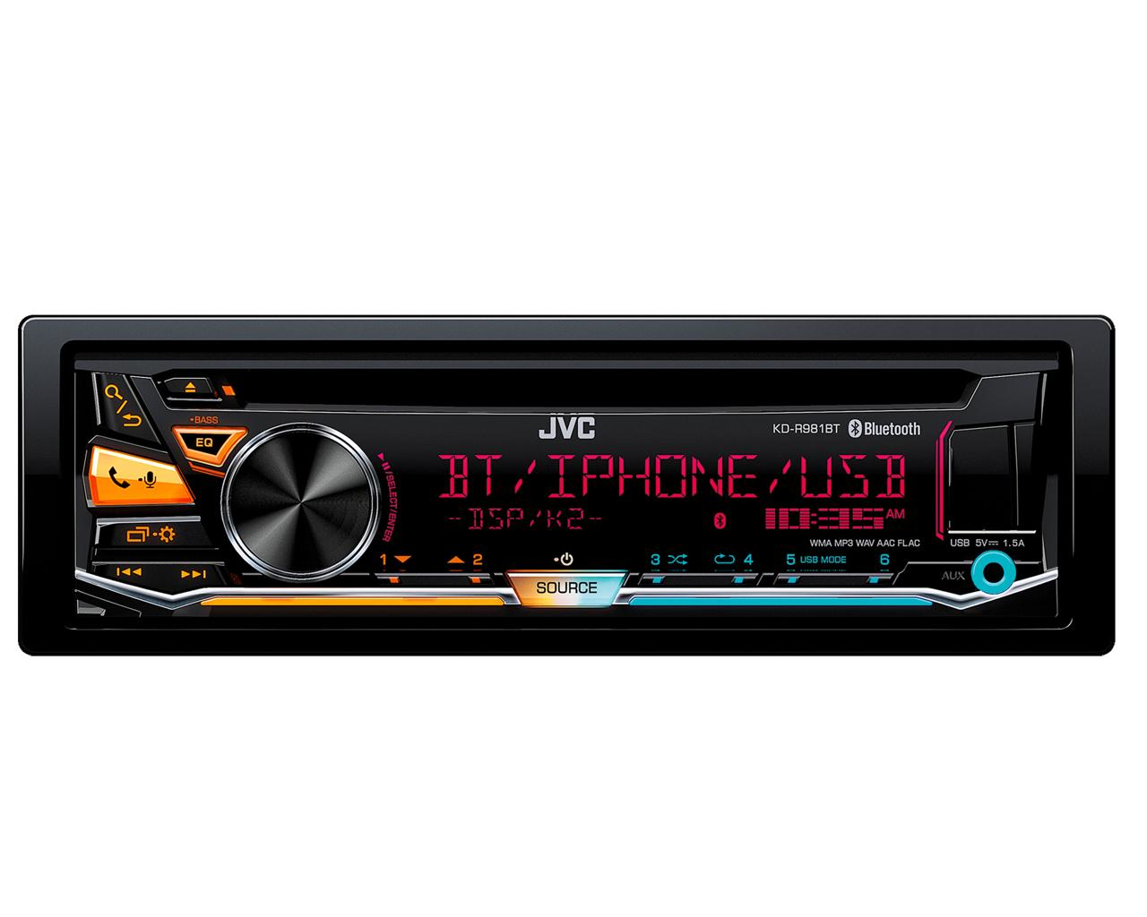JVC KD-R981BT car media receiver Black – image 4