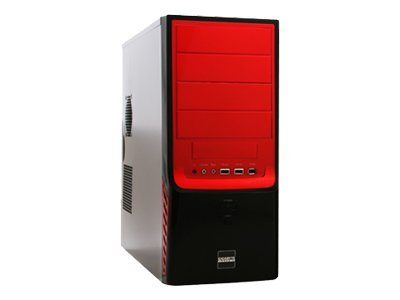GIGABYTE GZ-X4-U3 Midi Tower Black, Red
