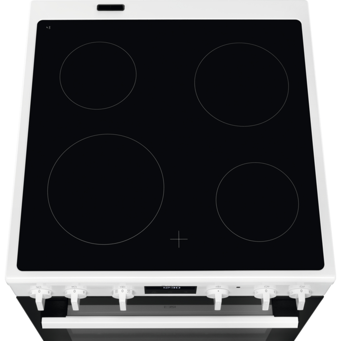 Electrolux LKR64021AW Freestanding cooker Electric Zone induction hob White – image 2