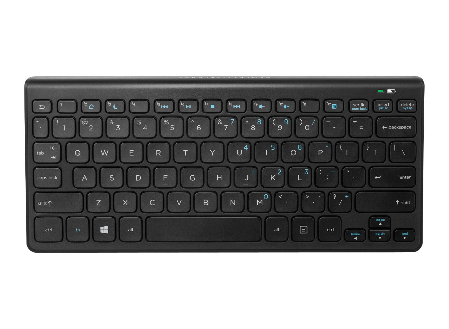 HP F3J73AA keyboard Universal Bluetooth English Black