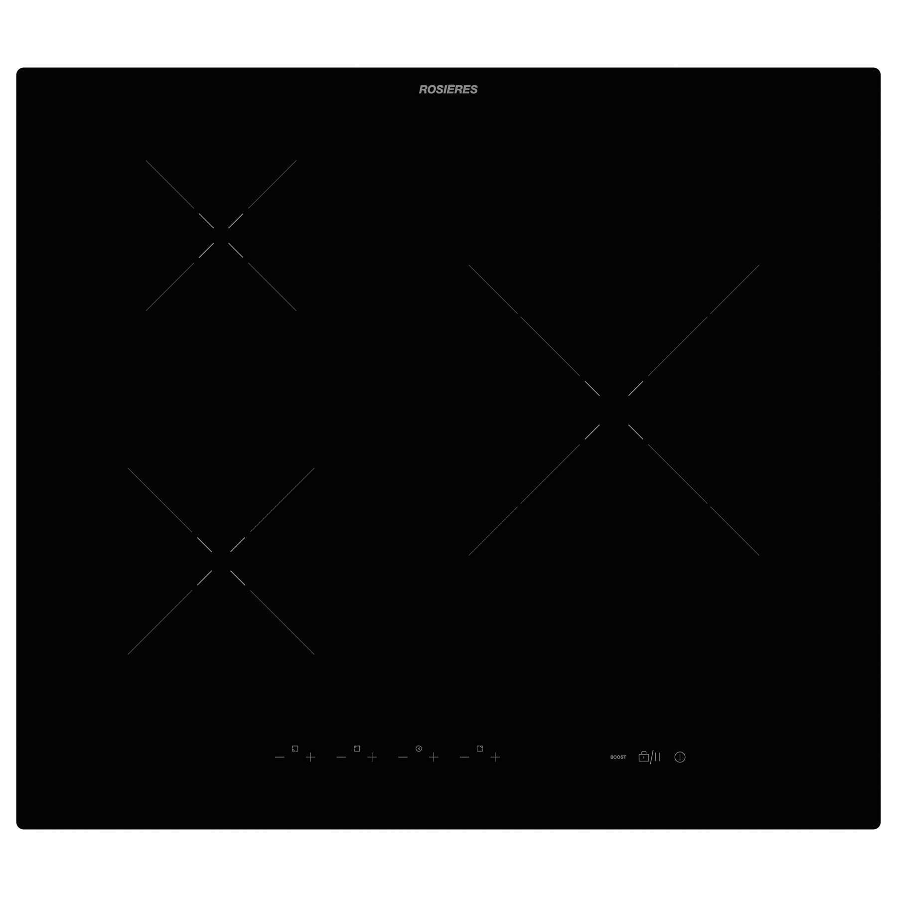 Rosieres RDIB637DBB Black Built-in
