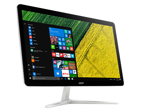 Acer Aspire U27-880 Intel® Core™ i7 i7-7500U 68.6 cm (27″) 1920 x 1080 pixels Touchscreen All-in-One PC 8 GB DDR4-SDRAM 1.12 TB HDD+SSD Windows 10 Home Black, Silver image 2