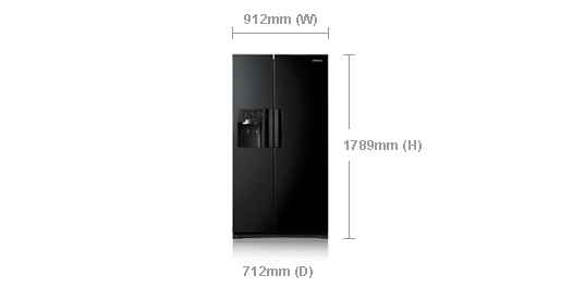 Samsung RSH7ZNBP side-by-side refrigerator – image 2