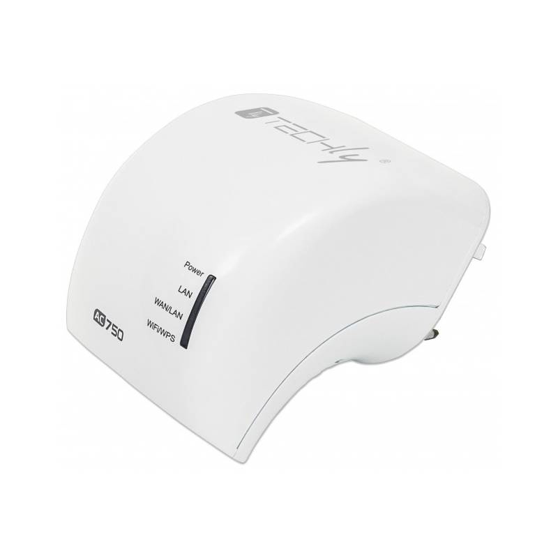 Techly Mini WiFi Router 750Mbps Dual Band Repeater Repeater5 with UK plug I-WL-REPEATER5/UK