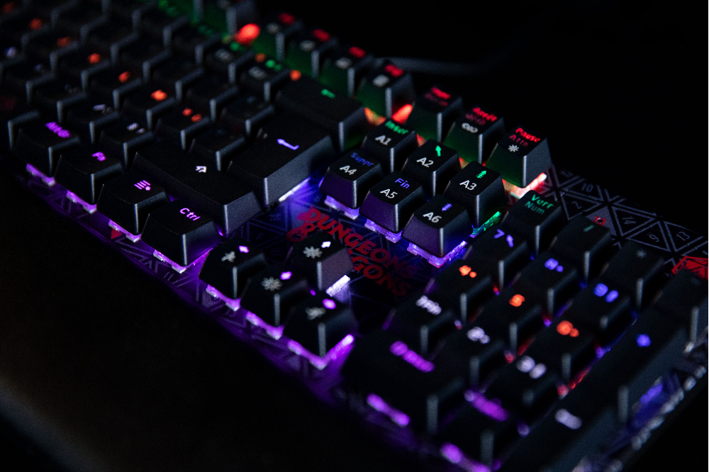 Konix 82381120331 keyboard Gaming USB AZERTY French Black, Red – image 7