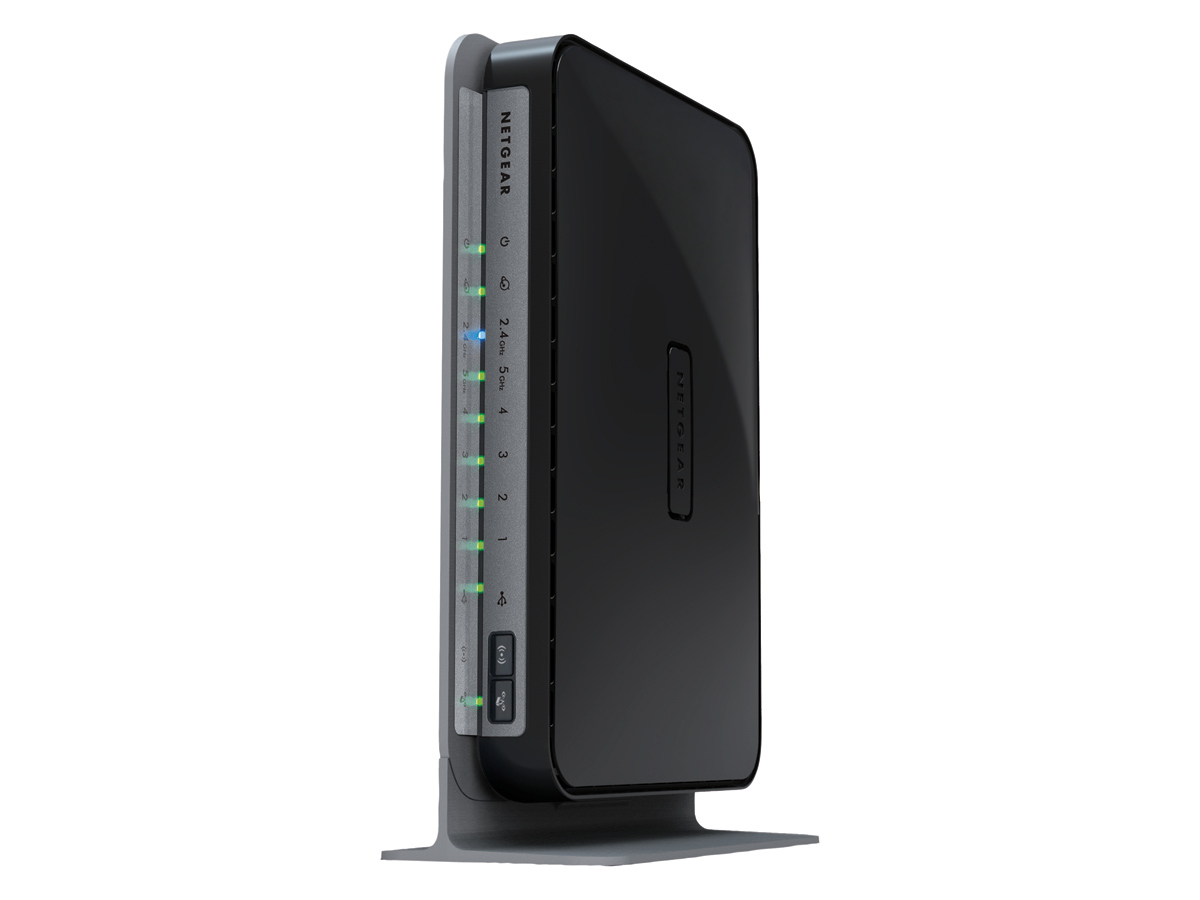 NETGEAR WNDR4000 wireless router Gigabit Ethernet Black