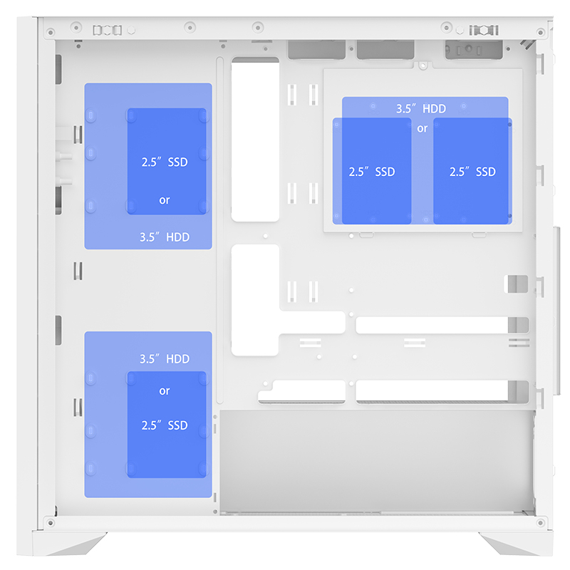 itek WOODY Tower White image 9