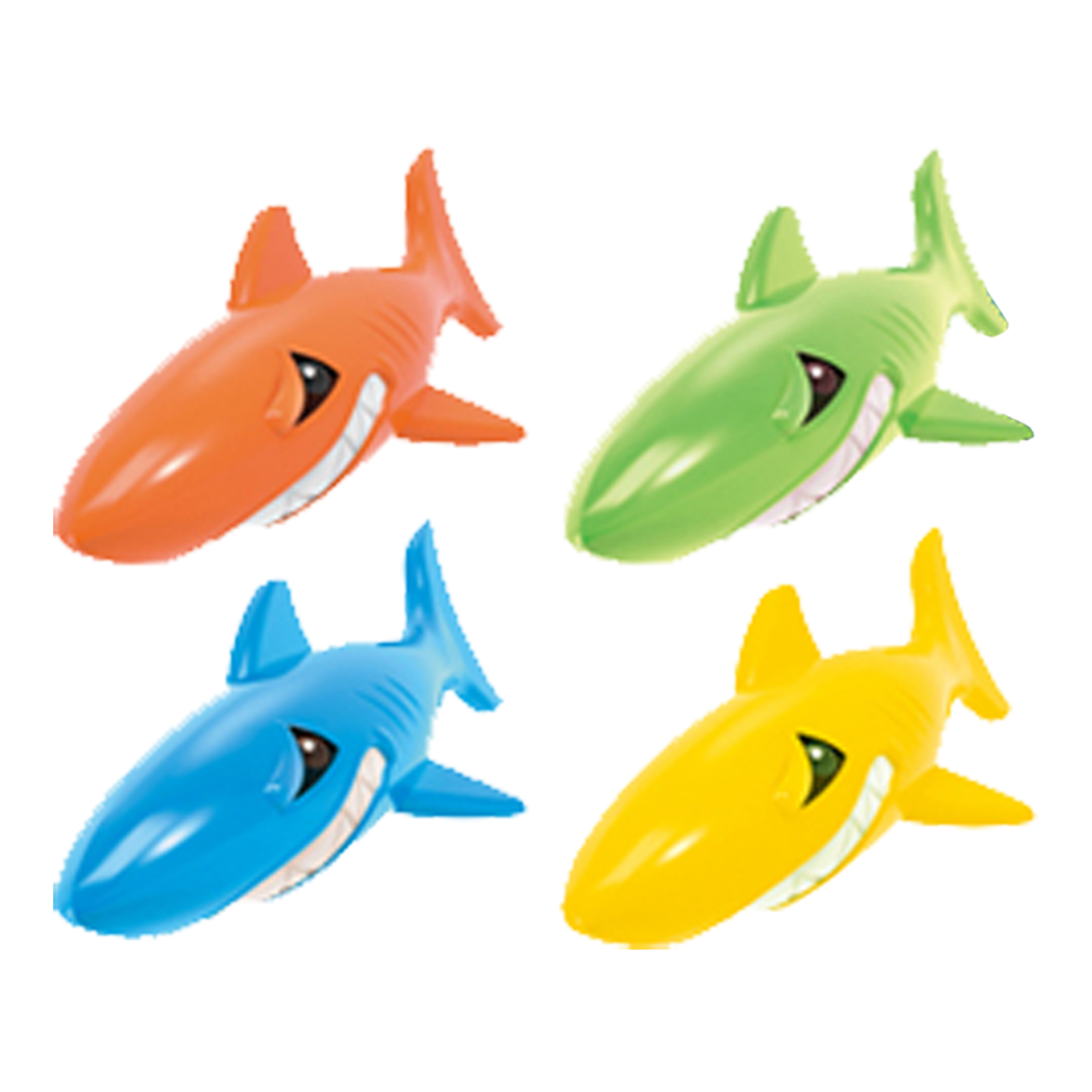 عکس ست کوسه شیرجه SportX مدل Kids Set (4 عددی، پلاستیک چند رنگ)