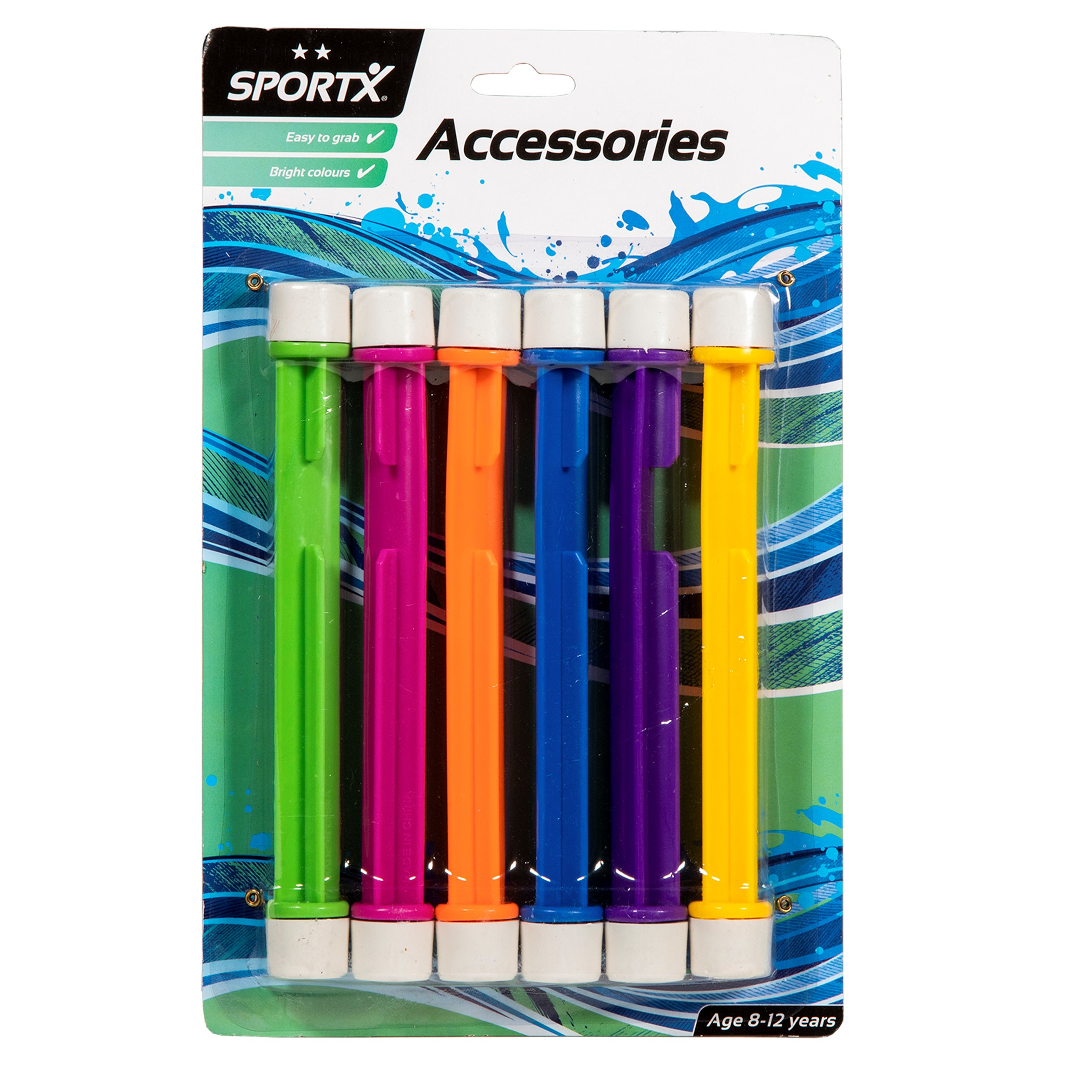عکس چوب شیرجه SportX بسته 6 عددی چند رنگ