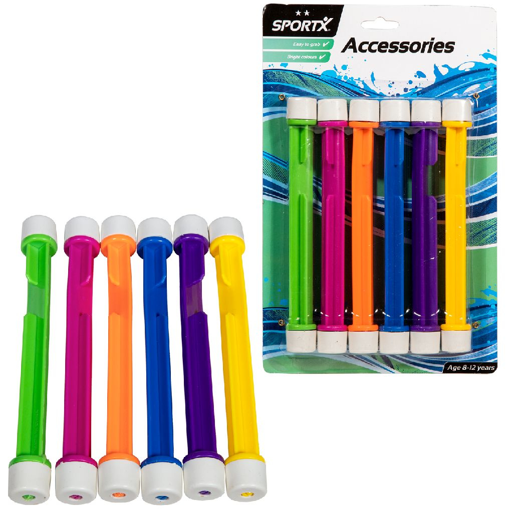 عکس چوب شیرجه SportX بسته 6 عددی چند رنگ
