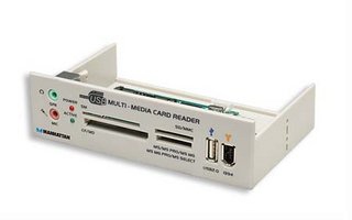 Manhattan 702744 card reader Internal White – image 1