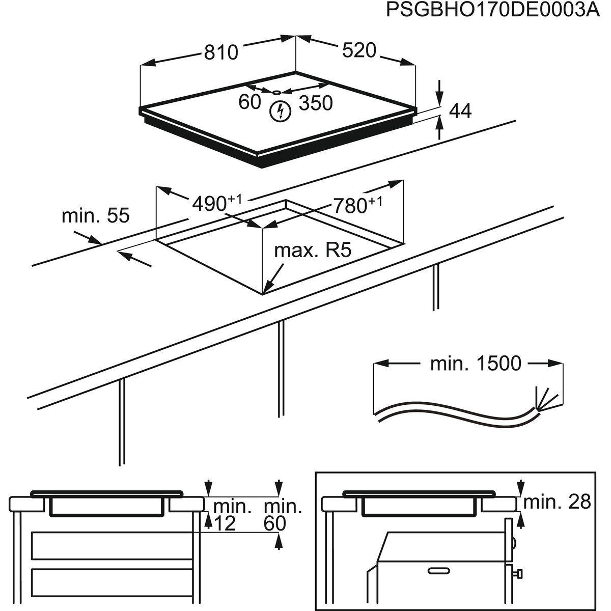 AEG IKE85651FB Black Built-in – image 7