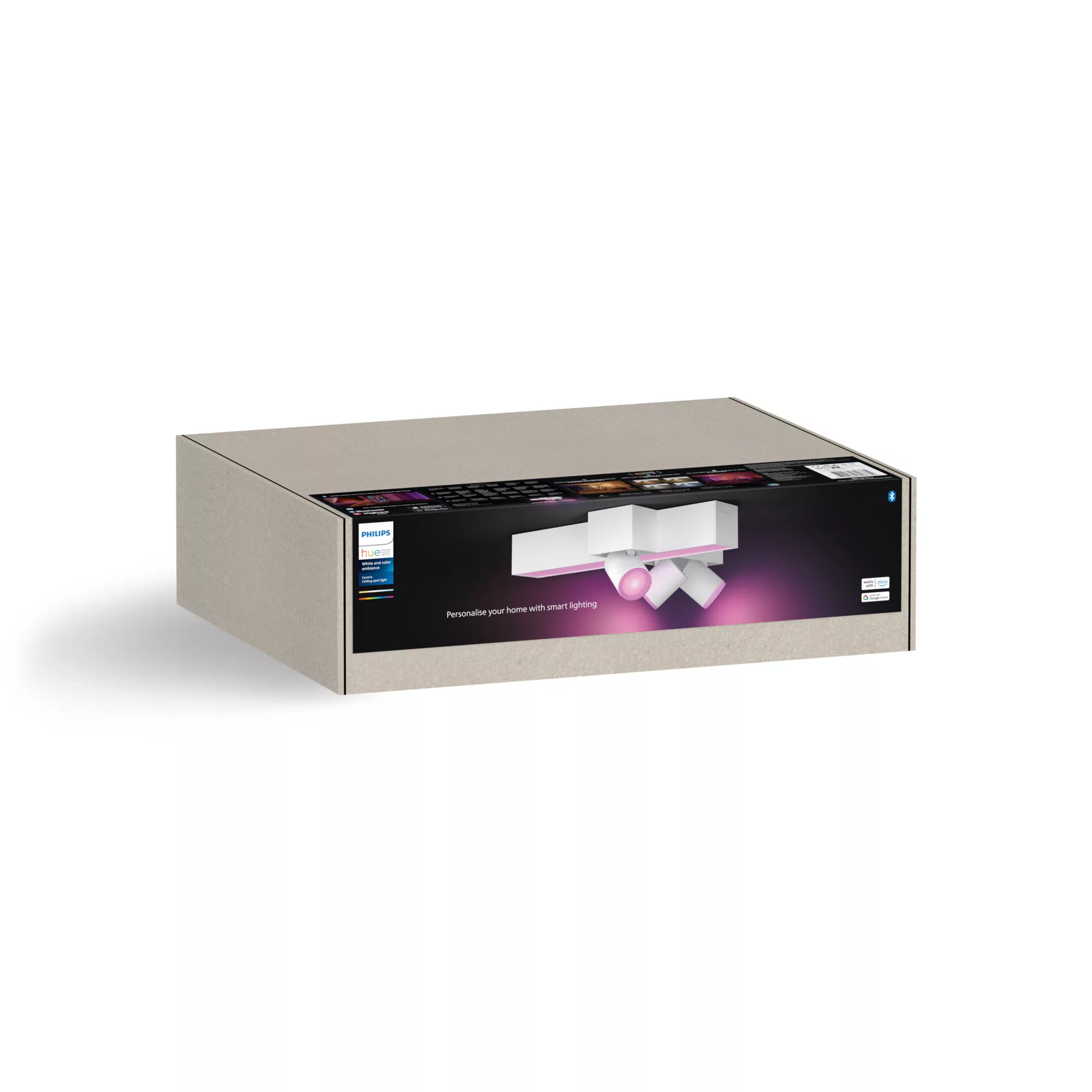 Philips by Signify Philips Hue White and colour ambience Centris 3-spot cross ceiling light – image 6