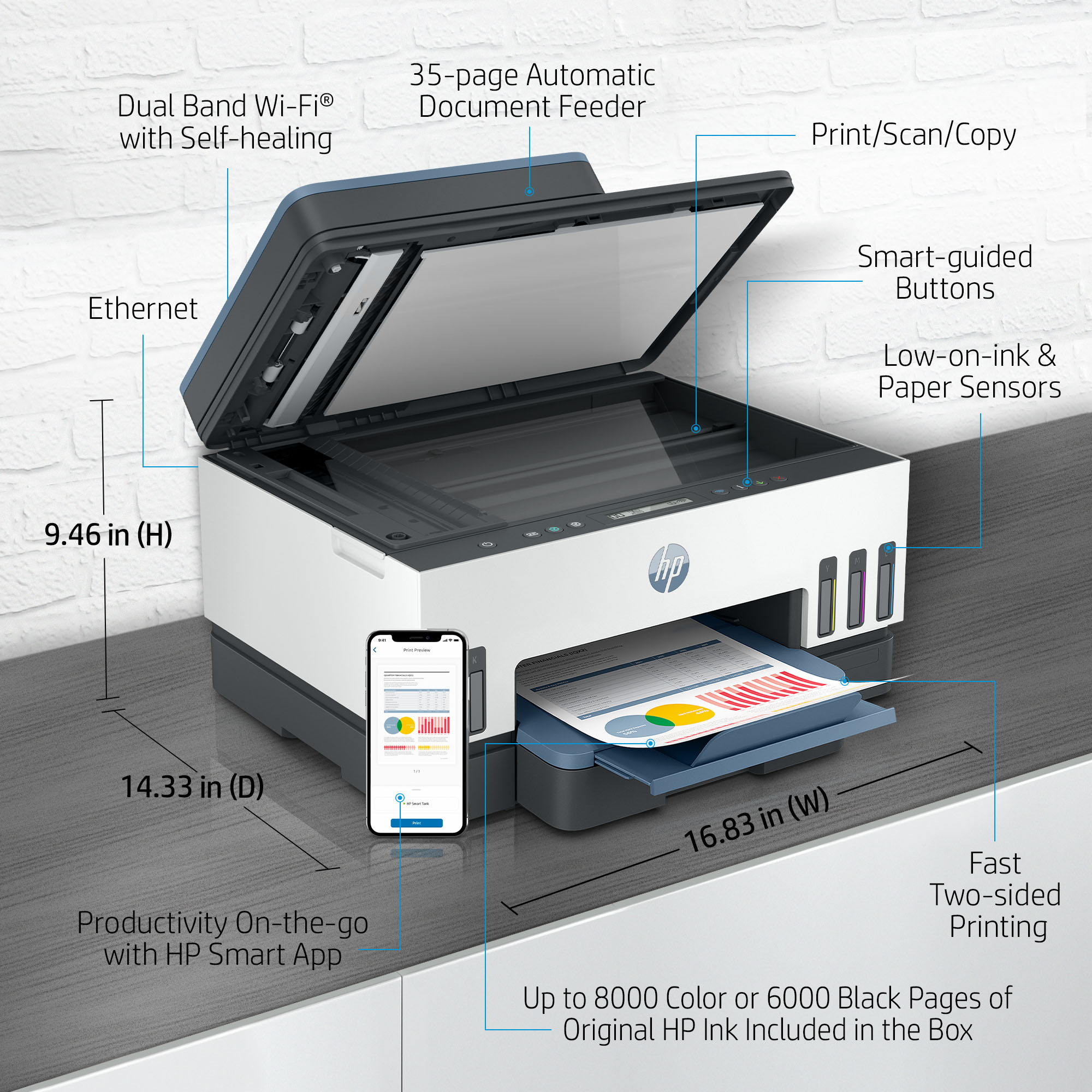 HP Smart Tank 7308 All-in-One Printer – image 5