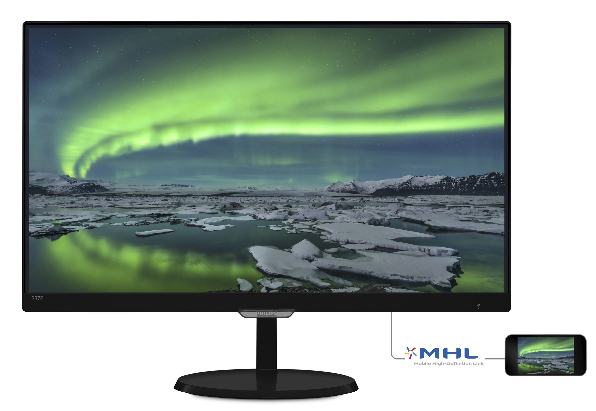 Philips 237E7QDSB/55 computer monitor 58.4 cm (23″) 1920 x 1080 pixels Full HD LED Black image 2