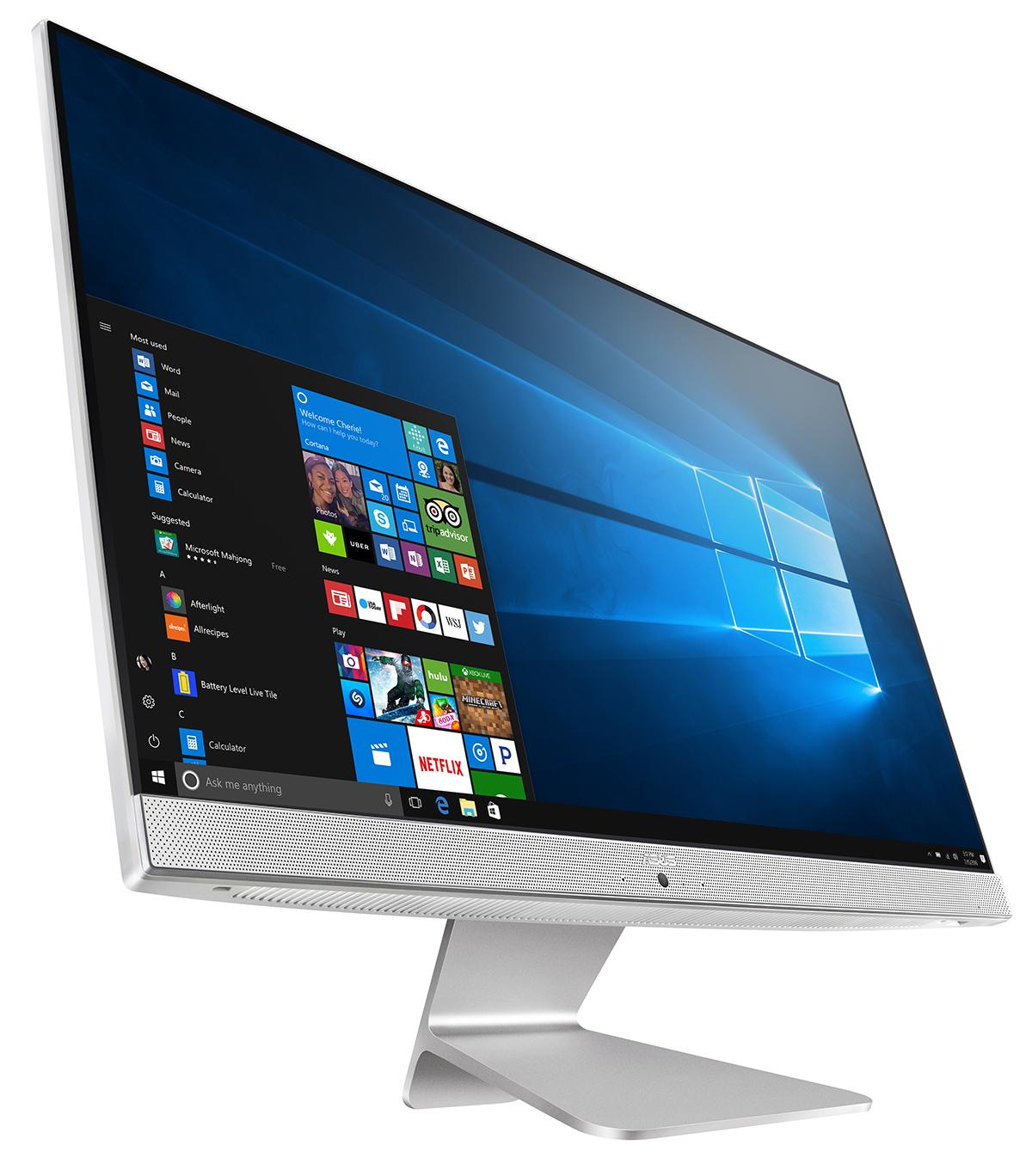 ASUS Vivo AiO V241FAK-WA130T Intel® Core™ i3 i3-8145U 60.5 cm (23.8″) 1920 x 1080 pixels All-in-One PC 8 GB DDR4-SDRAM 256 GB SSD Windows 10 Wi-Fi 5 (802.11ac) White image 3