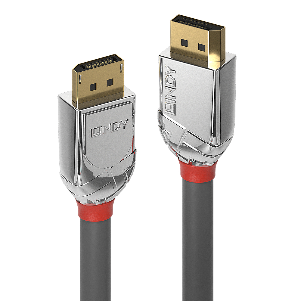Lindy 36300 DisplayPort-kabel 0,5 m Grå