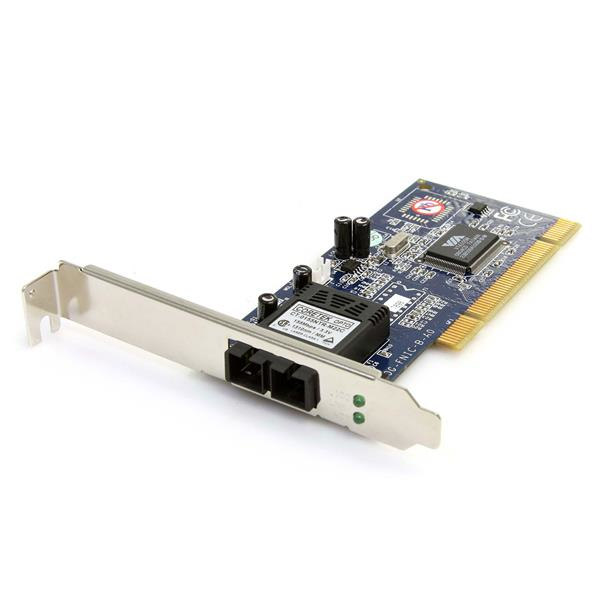 StarTech.com 100Mbps Full/Low Profile Ethernet Multi Mode SC Fiber PCI NIC Card 2km – image 1