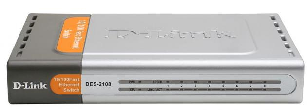 D-Link DES-2108/B network switch Managed L2 Black