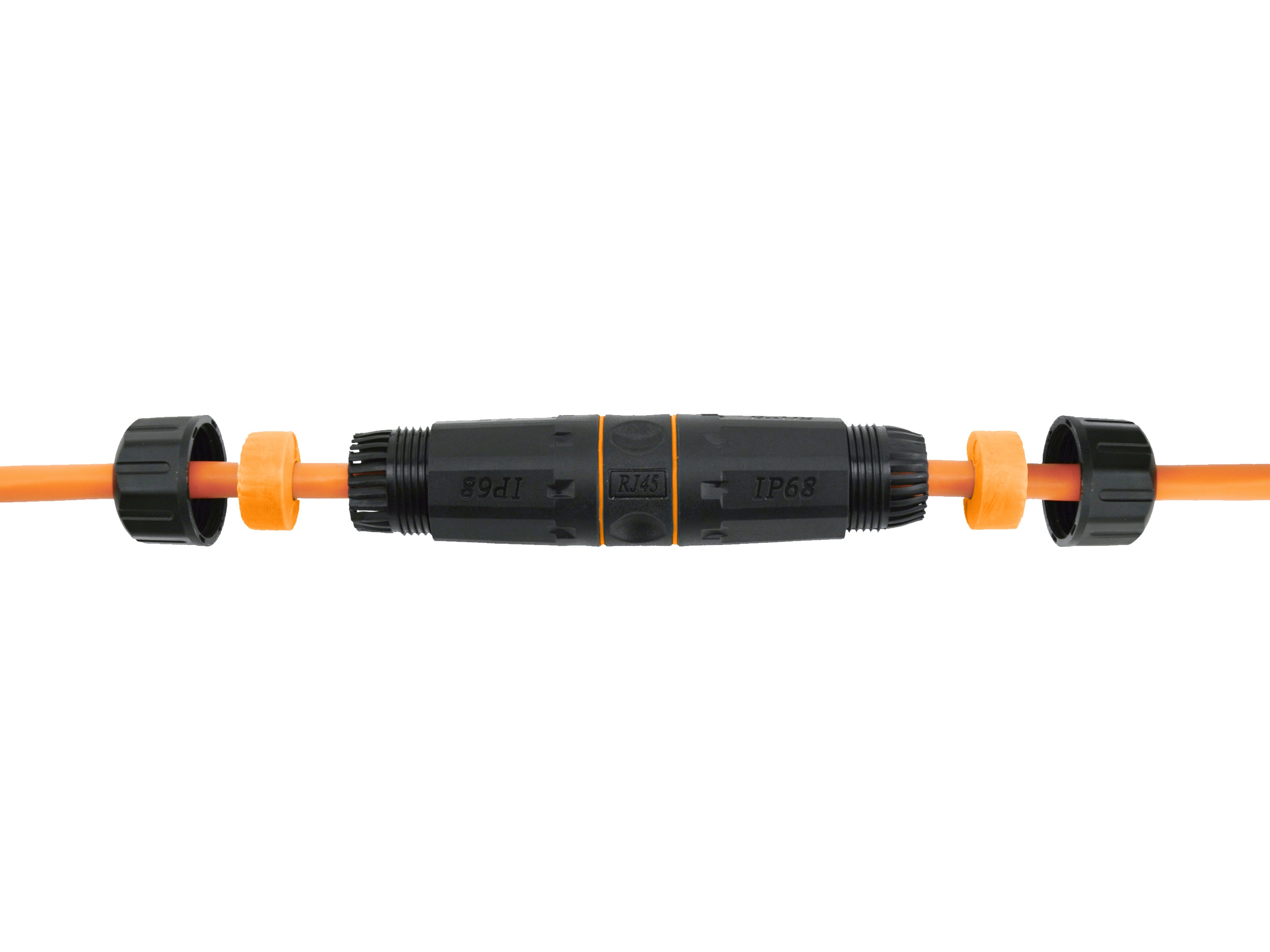 Cat.6 Outdoor RJ45 Inline-Koppler