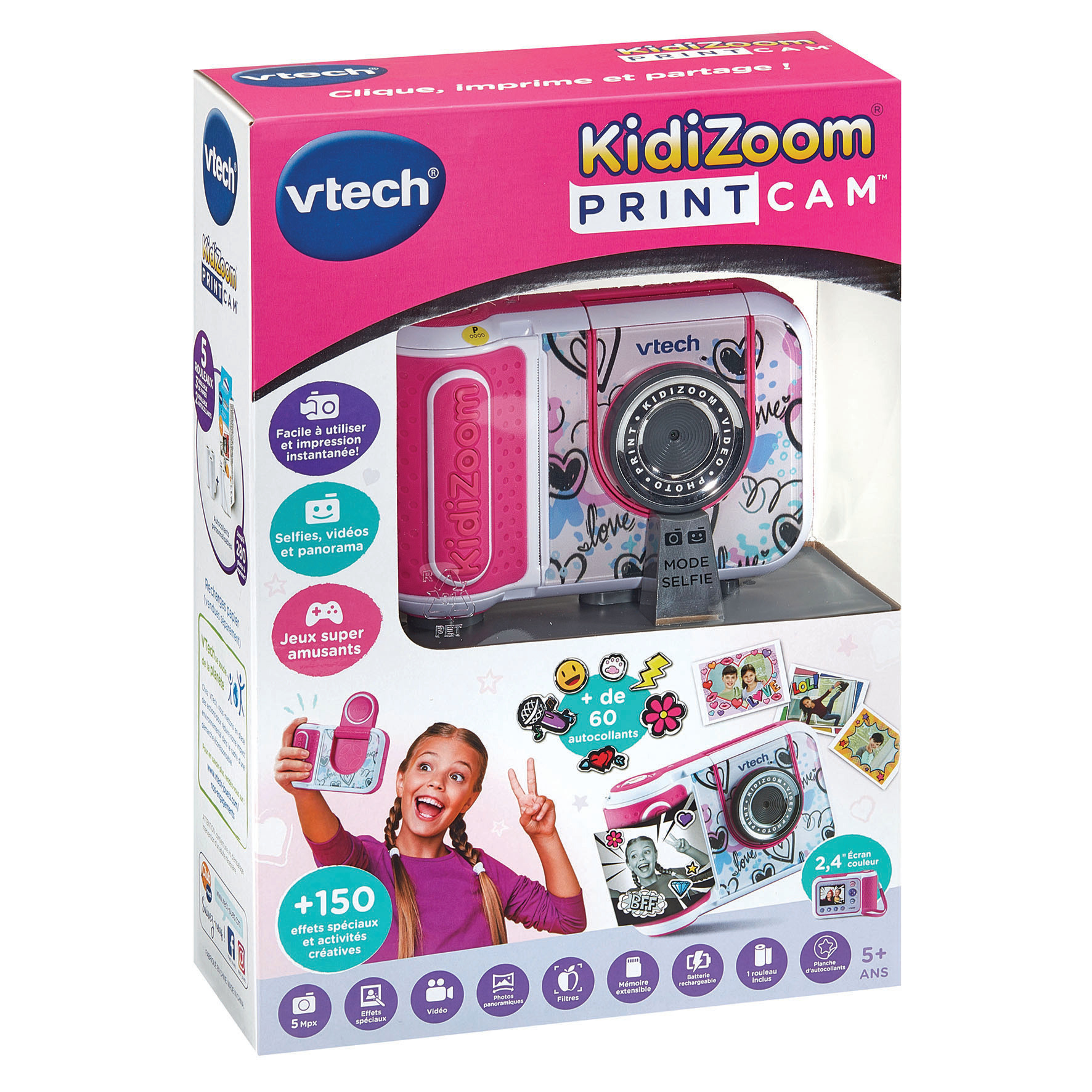 VTech KIDIZOOM PRINT CAM (ROSE) – image 6