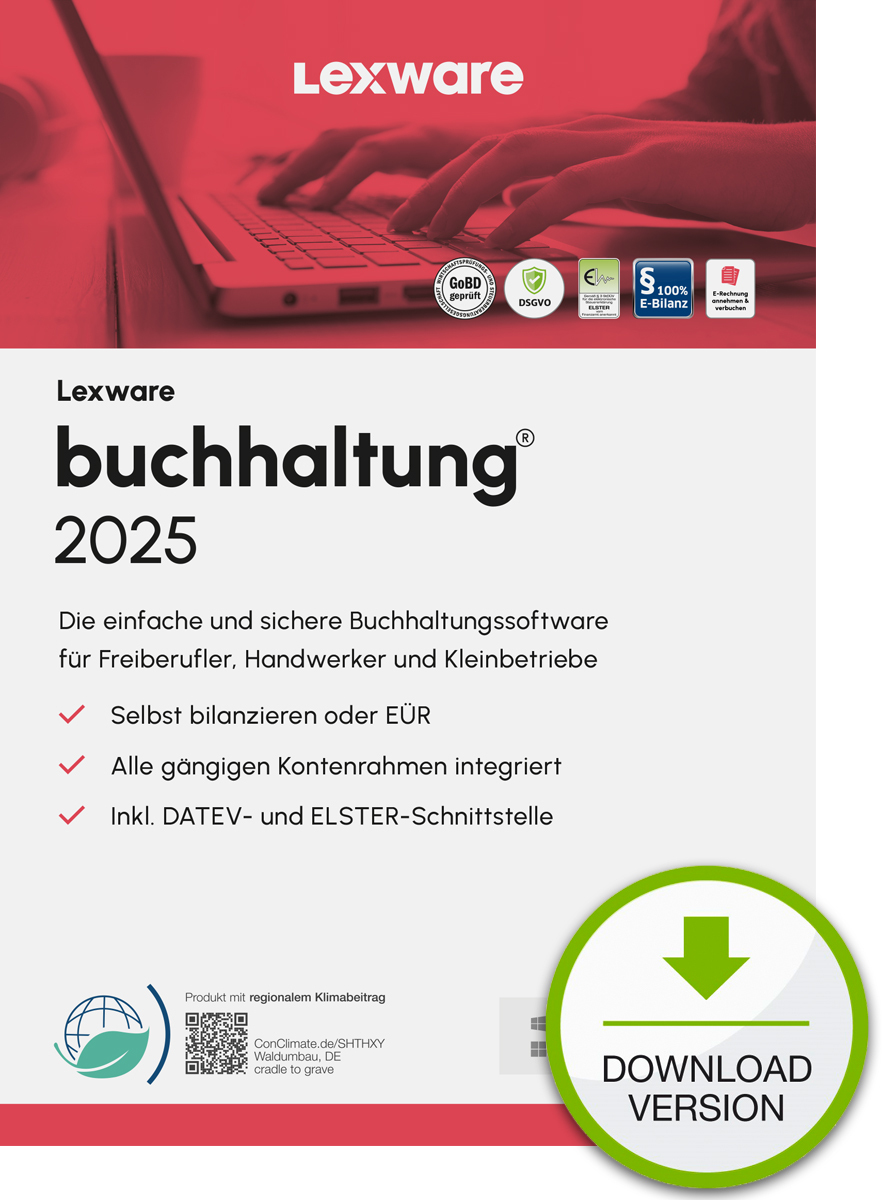 Lexware buchhaltung 2025 Download Jahresversion (365-Tage) Contabilità 1 anno/i