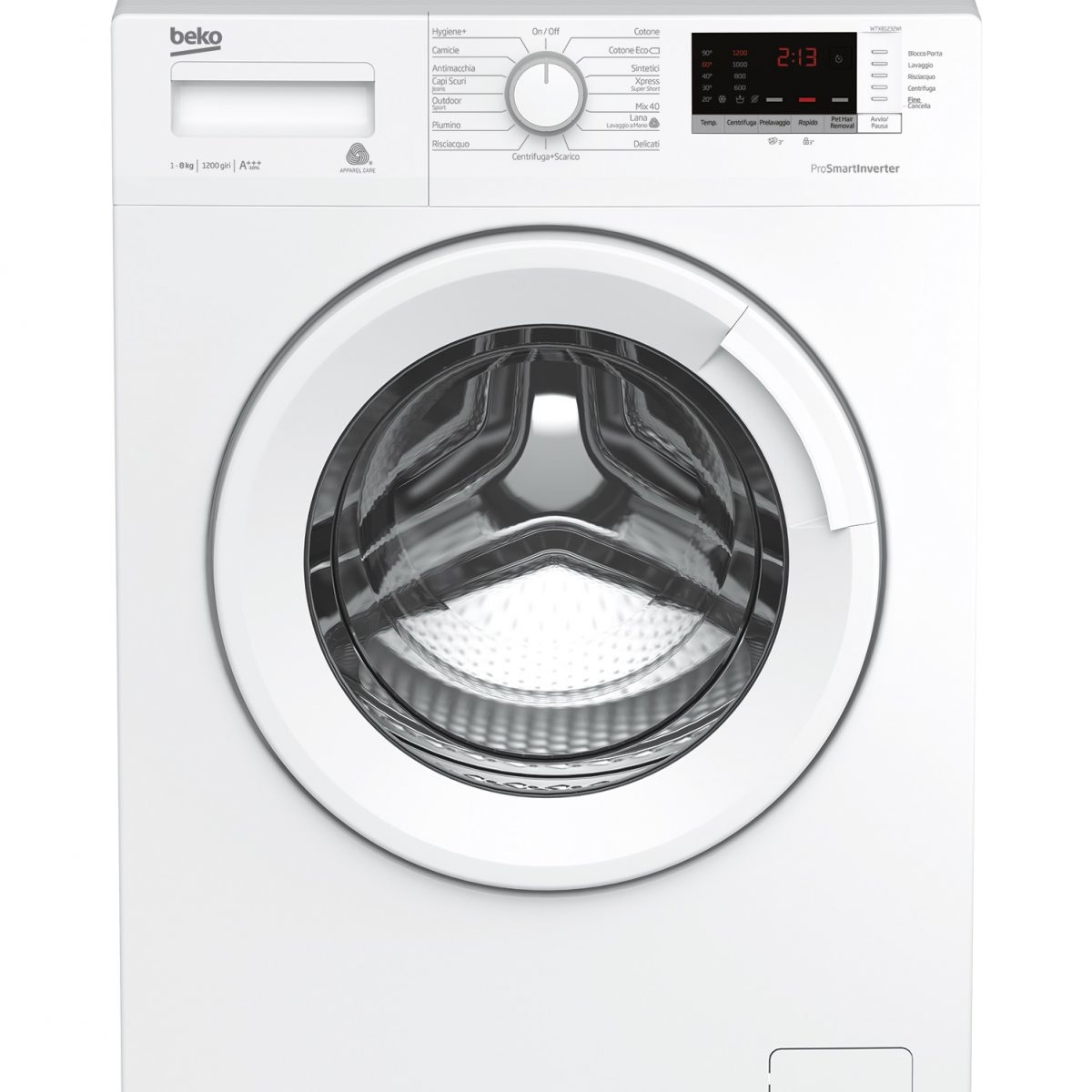 Beko WTX81232WI — vue 1 sur 2