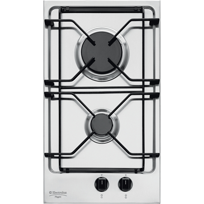 Electrolux PX2V hob Black, Stainless steel Built-in Gas 2 zone(s)