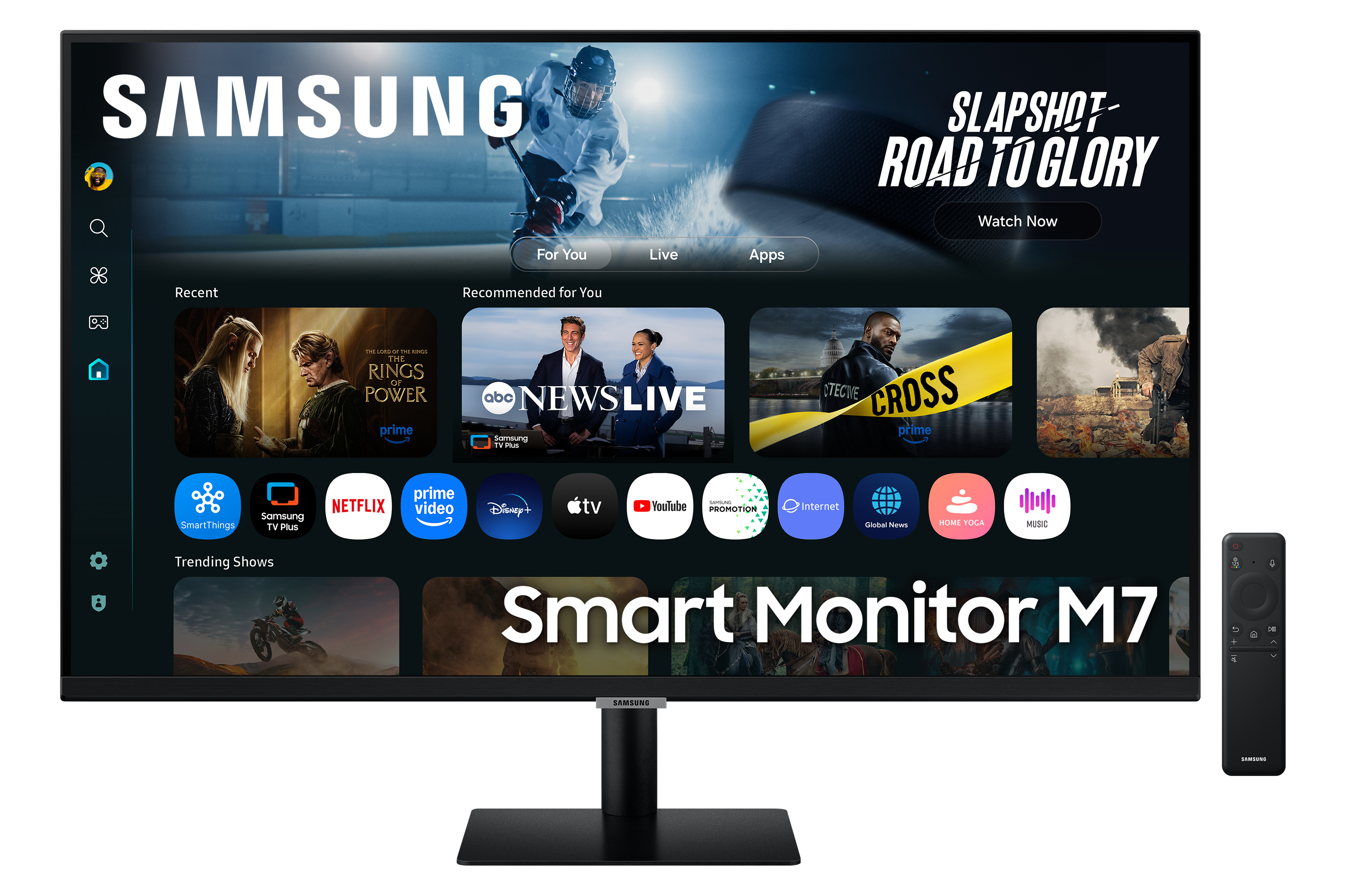 SAMSUNG LS32FM702 Smart Monitor 32p IA VA UHD 4K 60Hz 2xHDMI USB-C 65W Blac...