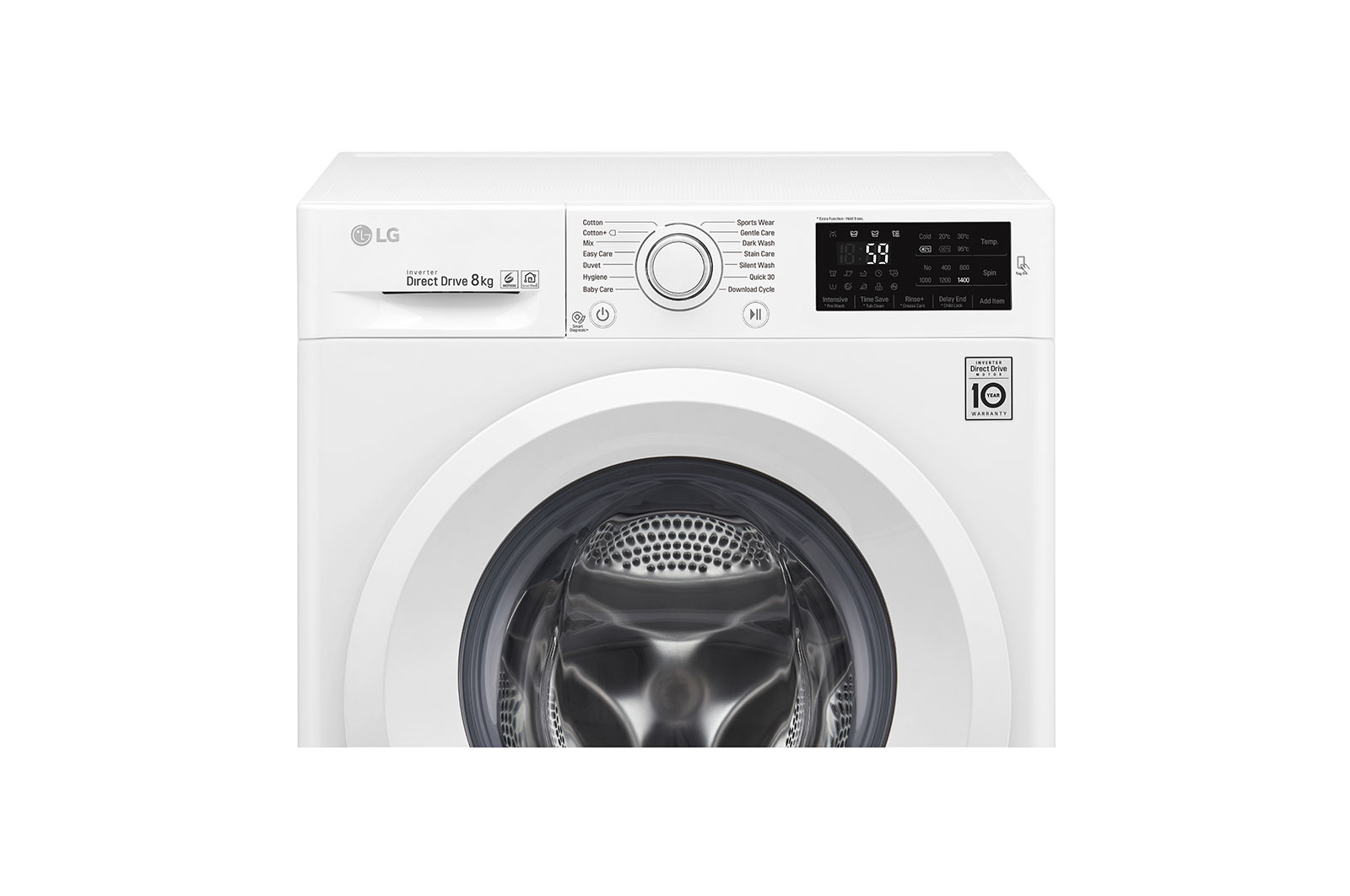 LG F84J5TN3W washing machine Front-load – image 4