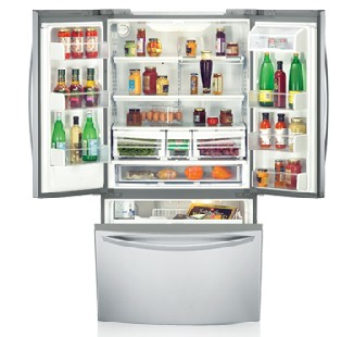LG GR-F258UTK side-by-side refrigerator Freestanding – image 2