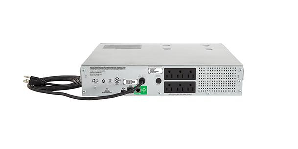 صورة APC SMC1000-2UC Line-Interactive UPS، 1 kVA / 600 واط، 6 منافذ NEMA 5-15R، رف 2U