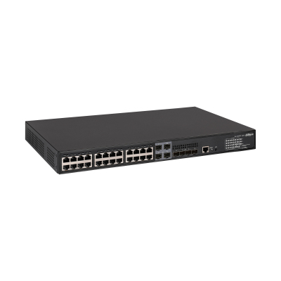 Dahua Technology DH-AS5500-24GT4XF-370 network switch Managed L3 Gigabit Ethernet (10/100/1000) Power over Ethernet (PoE) Black – image 4