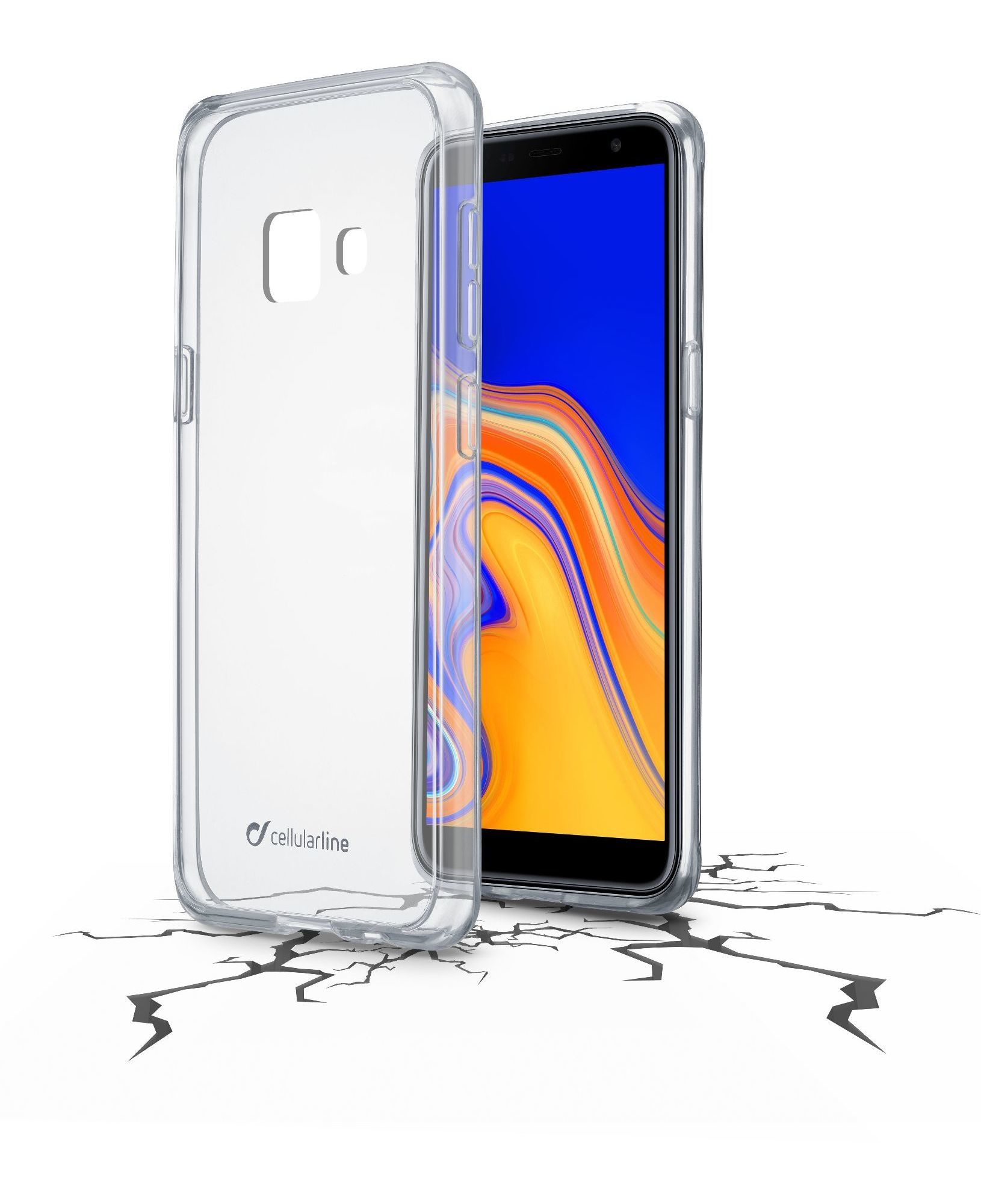 Cellularline Clear Duo - Galaxy J4+ (2018) – image 1