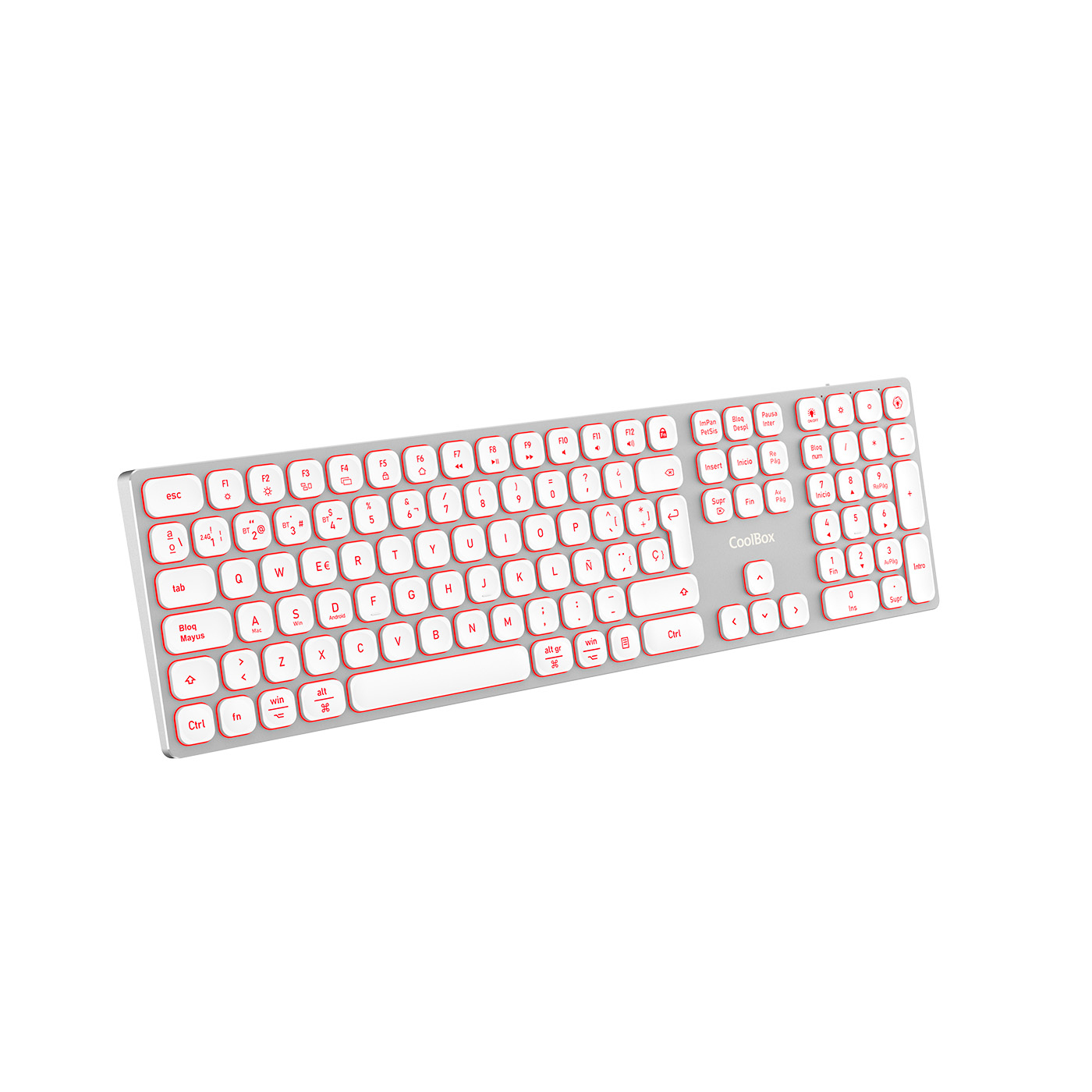 CoolBox COO-TEW02-BKW keyboard USB + RF Wireless + Bluetooth – image 2