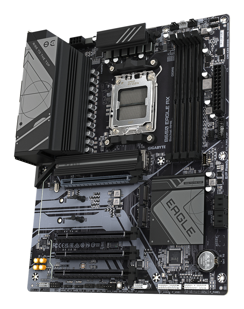 Tarjeta Madre Gigabyte B650 EAGLE AX - Socket AM5 - 4x DDR5 - 4400/6200/7600 MHz - HDMI - DisplayPort - USB - ATX - B650 EAGLE AX Tarjeta Madre Gigabyte B650 EAGLE AX - Socket AM5 - 4x DDR5 - 4400/6200/7600 MHz - HDMI - DisplayPort - USB - ATX - B650 EAGLE AX